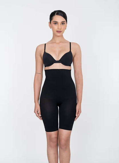 Women's Cotton Nylon Spendex Seamless Wired Tummy Control High Waist and Thigh Ladies Shaper Briefs Shapewear (Free Size Fit Up to M-L-XL-XXL)