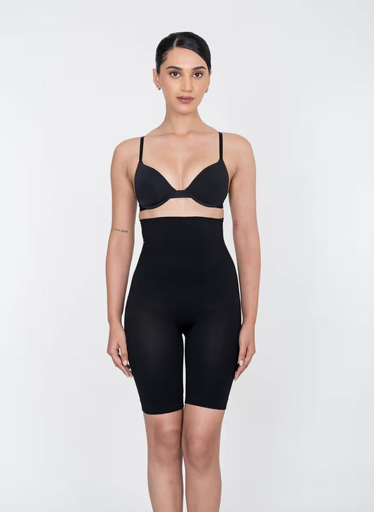 Women's Cotton Nylon Spendex Seamless Wired Tummy Control High Waist and Thigh Ladies Shaper Briefs Shapewear (Free Size Fit Up to M-L-XL-XXL)