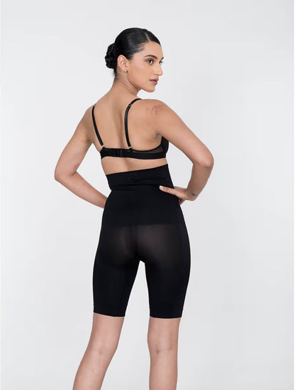 Women's Cotton Nylon Spendex Seamless Wired Tummy Control High Waist and Thigh Ladies Shaper Briefs Shapewear (Free Size Fit Up to M-L-XL-XXL)