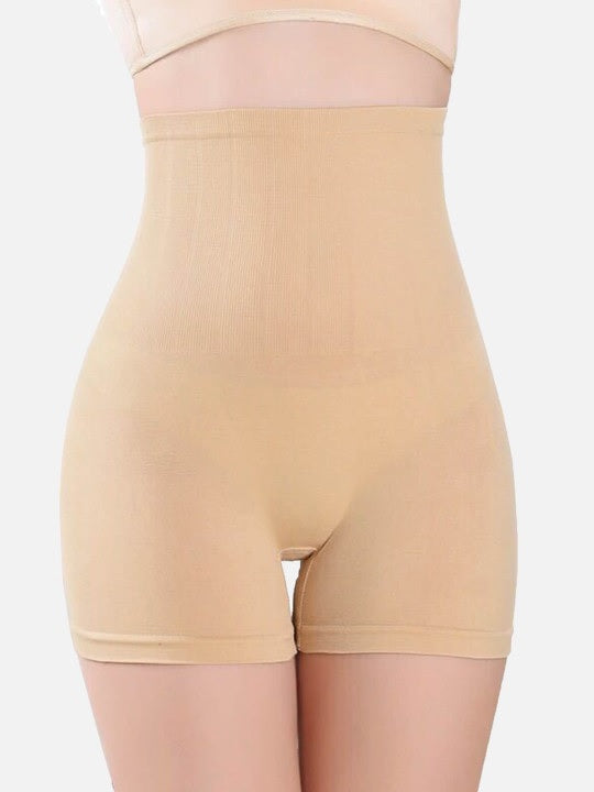 Women's Cotton Nylon Spendex Seamless Wired Tummy Control High Waist and Thigh Ladies Shaper Briefs Shapewear (Free Size Fit Up to M-L-XL-XXL)