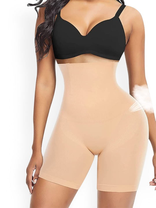 Women's Cotton Nylon Spendex Seamless Wired Tummy Control High Waist and Thigh Ladies Shaper Briefs Shapewear (Free Size Fit Up to M-L-XL-XXL)