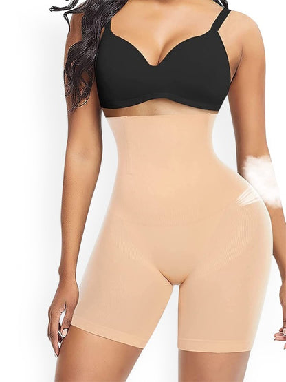 Women's Cotton Nylon Spendex Seamless Wired Tummy Control High Waist and Thigh Ladies Shaper Briefs Shapewear (Free Size Fit Up to M-L-XL-XXL)