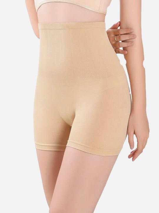 Women's Cotton Nylon Spendex Seamless Wired Tummy Control High Waist and Thigh Ladies Shaper Briefs Shapewear (Free Size Fit Up to M-L-XL-XXL)