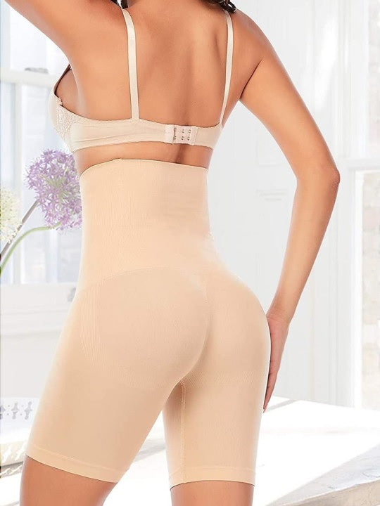 Women's Cotton Nylon Spendex Seamless Wired Tummy Control High Waist and Thigh Ladies Shaper Briefs Shapewear (Free Size Fit Up to M-L-XL-XXL)